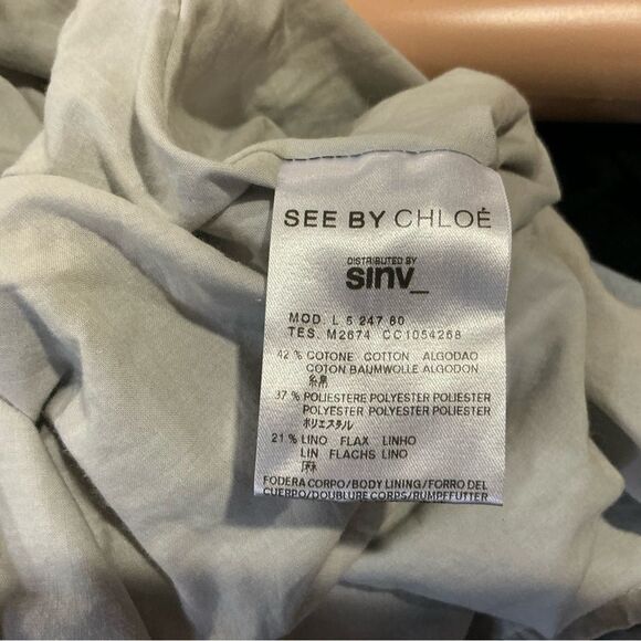 See By Chloe Soft Blue Mini Dress - Picture 10 of 11